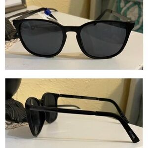 Steve Madden Matte Black Sunglasses